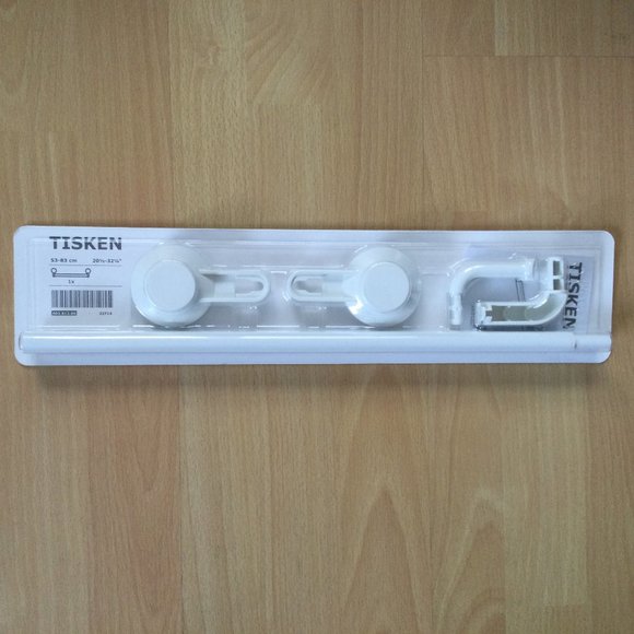 Ikea Towel Rack Tisken Suction White New In Sealed Package - Picture 1 of 4